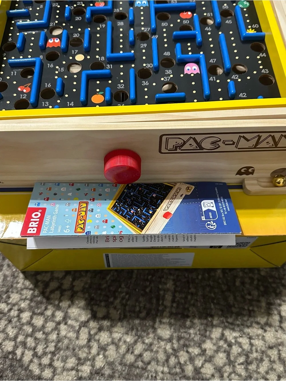 BRIO Labyrinth Game with Pac-Man 34065 for ages 6 and up Toy Wooden Maze Game
